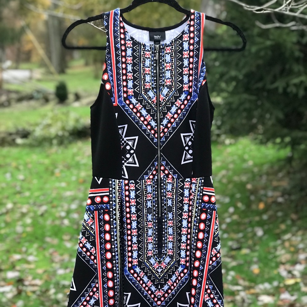 Colorful Patterned Dress - Picture 2 of 5